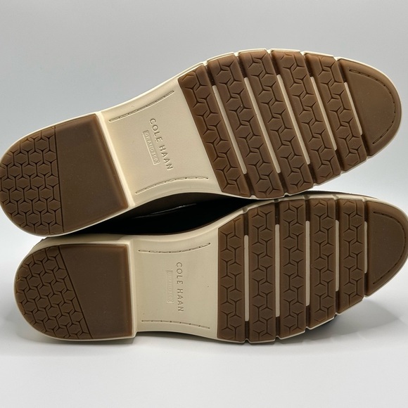 Cole Haan Mens Flexgrand+Suede Penny Loafers Size 9 Truffle Brown Leather C41635 main image 7